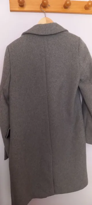 Abrigo Zara Gris Talla XS