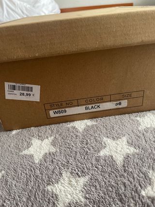 Botas altas negras con tacón