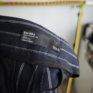 Bermudas Bershka Pinstripe Talla 36 Nuevas