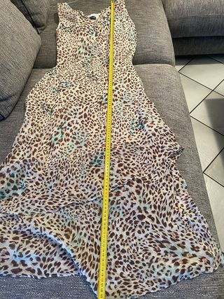 Abito lungo in pura seta