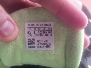 Botines Adidas Negros y Verdes