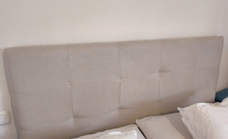 Cabecero tapizado 150cm beige