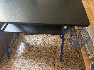 Escritorio doble altura + mini estantería