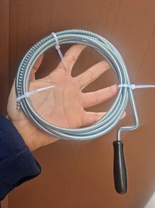 Muelle Desatascador con Mango