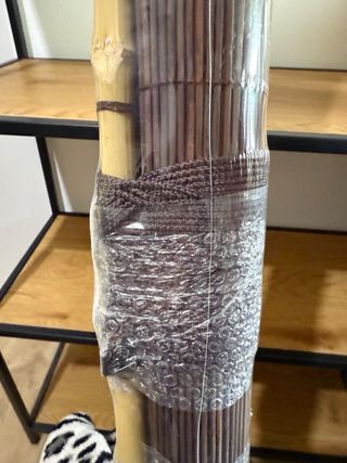 Estor enrollable bambú marrón