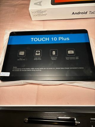 Tablet Android 10 TOUCH 10 Plus + Teclado