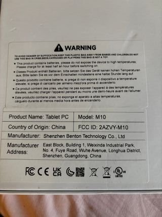 Tablet Android 10 TOUCH 10 Plus + Teclado