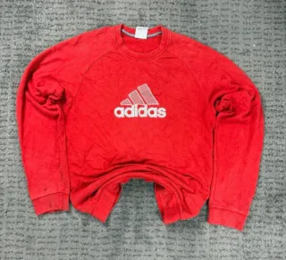 ¡¡OFERTA!! Talla S Sudadera Adidas Roja Vintage