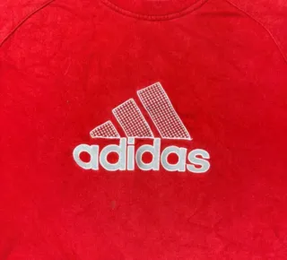 ¡¡OFERTA!! Talla S Sudadera Adidas Roja Vintage