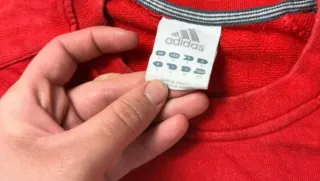 ¡¡OFERTA!! Talla S Sudadera Adidas Roja Vintage