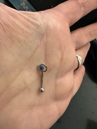 lote y Expositor Piercing con 15 Piezas