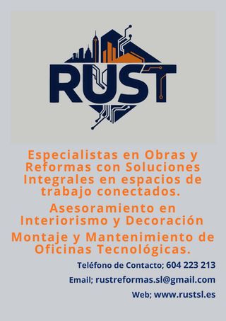 Empresa de servicios, especializada en reformas.
