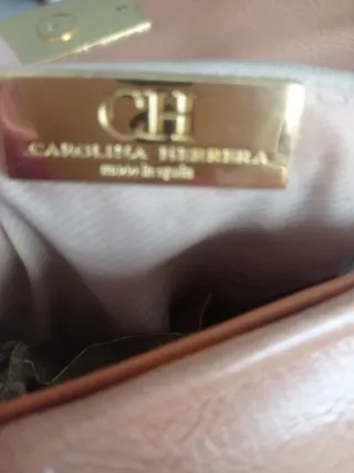 Bolso Carolina Herrera CH Beige Multicolor