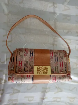Bolso Carolina Herrera CH Beige Multicolor