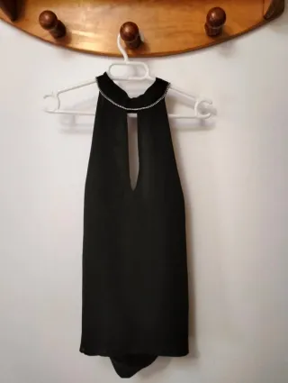 Top Noche Zara Negro
