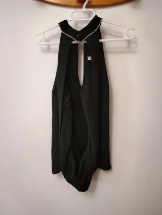 Top Noche Zara Negro