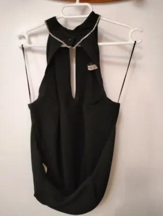 Top Noche Zara Negro