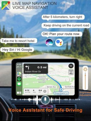 Autoradio Portatile 7'' Touch HD CarPlay