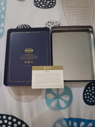 Billetera Fossil Piel Marrón RFID