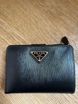 Cartera Prada Piel Safiano Negra