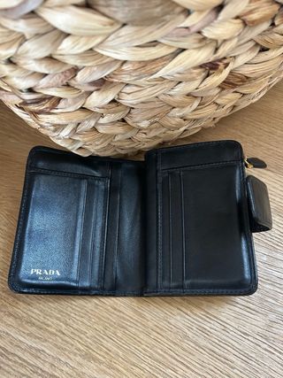 Cartera Prada Piel Safiano Negra