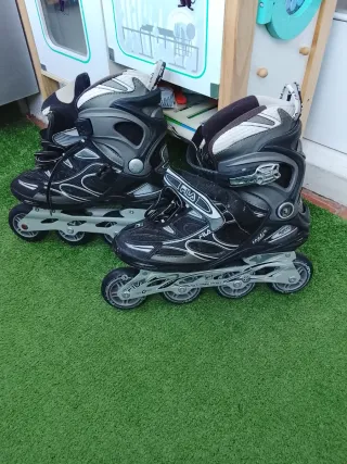 Patines en línea Fila negros talla 42
