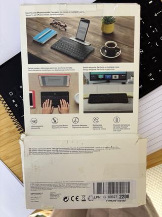 Teclado Logitech Keys-to-Go Negro