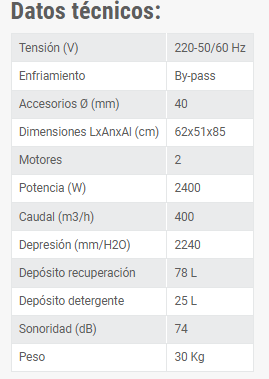 ASPIRADOR KRÜGER KRA78LT