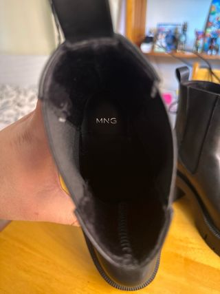 Botines Mango Negros Talla 36 MANGO