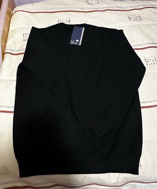Jersey Fred Perry Negro Talla M