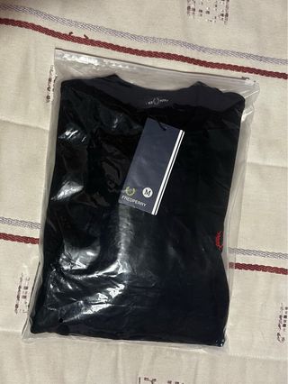Jersey Fred Perry Negro Talla M