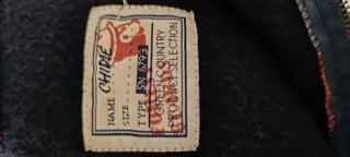 Abrigo oversize vintage Chipie lana cuadros