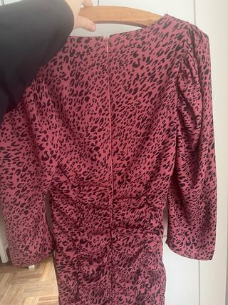 Vestido Zara Leopardo Talla XS