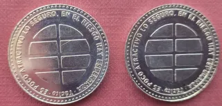 2 Medallas Conmemorativas El Mundo