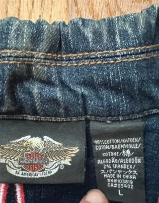 Chaqueta Vaquera Harley Davidson Talla L