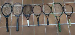 Lote 7 Raquetas de Tenis