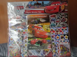 Lote Pegatinas Cars Disney nuevo