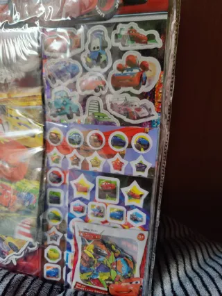 Lote Pegatinas Cars Disney nuevo