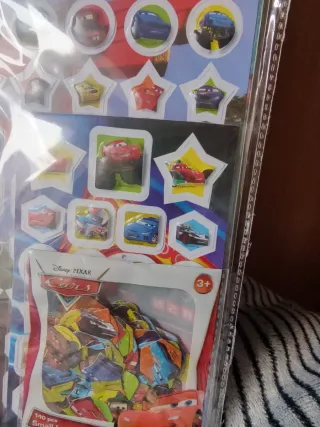 Lote Pegatinas Cars Disney nuevo