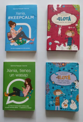 Pack libros juvenil Xenia y Lota (4 libros)