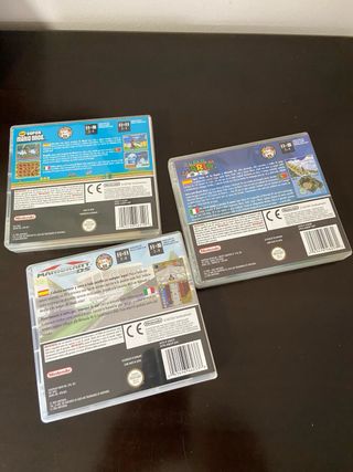 Pacchetto 2 Giochi Mario Nintendo DS + 1 scatola