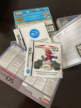 Pacchetto 2 Giochi Mario Nintendo DS + 1 scatola