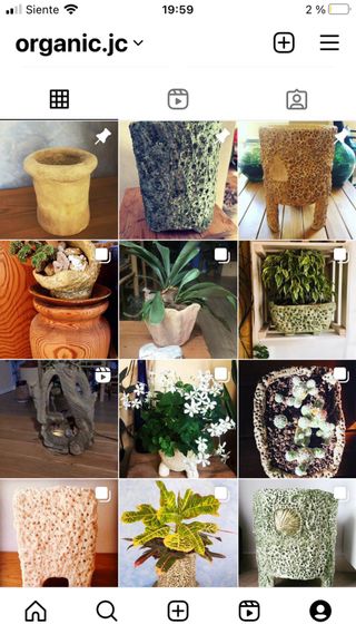 Vaso di pietra decorativo