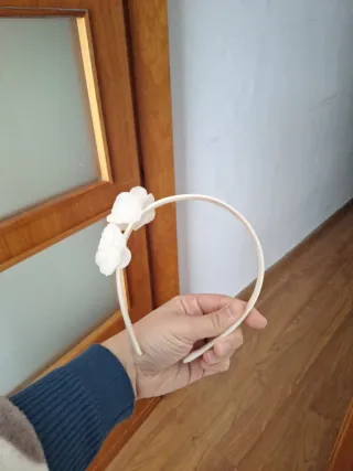 Vestido de comunión (12 años aprox) + diadema