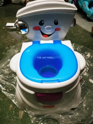 Orinal bebé Fisher-Price con tapa