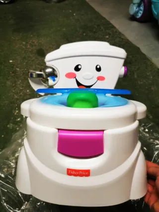 Orinal bebé Fisher-Price con tapa