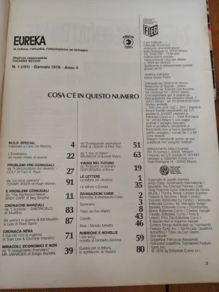 Fumetti Eureka anni 1975