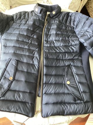 Anorak Zara Azul Marino Nuevo