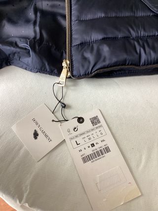 Anorak Zara Azul Marino Nuevo
