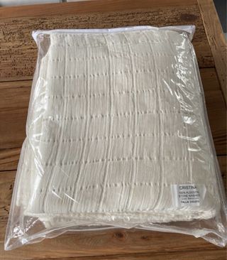 Colcha Gasa Matrimonio Beige